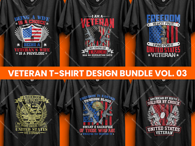 Best Selling Veteran T-shirt Designs Bundle V- 03