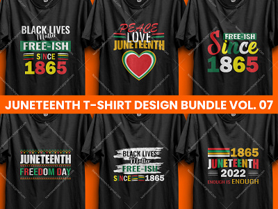 Best Selling Juneteenth T-shirt Designs Bundle V- 07