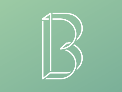 Brand Basics b branding green icon lines logo mexico monterrey