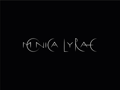 Monica Lyrae - Logotype brand leyda luz logo logodesign logotype logotypes mexico monterrey typedesign typeface