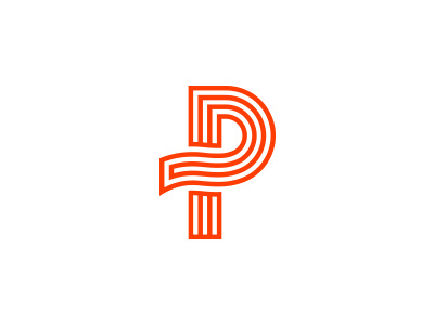 P Icon branding design ensenada icon identity line logo mexico monterrey p