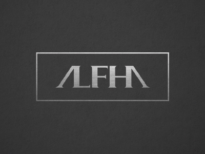 Alfha leyda luz logotype mens wear mexico monterrey type