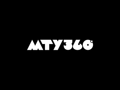 Mty360 branding leyda luz logotype mexico monterrey typography