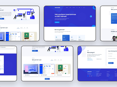 Landing page for Vebstudio agency website design development digital digital agency landing page seo ui uidesign ux ux design web web design webdesign website