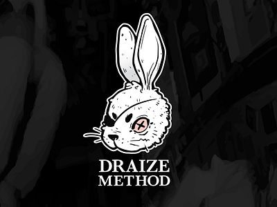 Draizemethod band logo bunny illustration art rabbit
