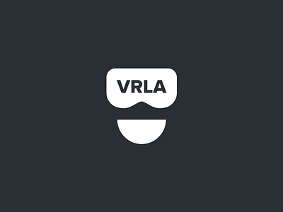 VRLA Logo ar augmented reality branding expo immersive technology logo los angeles meetup virtual reality virtual reality los angeles vr vrla