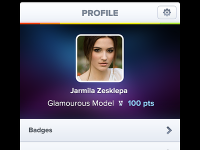 Brandlove Profile app application avatar bar brandlove button icon iphone nav profile socialbakers ui