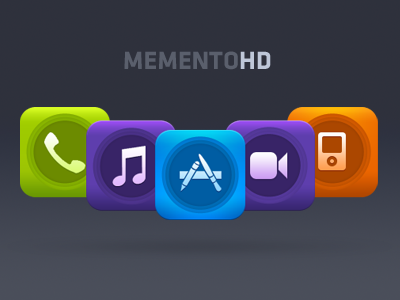 Memento HD - colors appstore colors facetime icon icons iphone ipod itunes memento phone