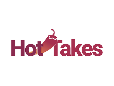 Hot Takes Logo Concept chili design hot illustration logo pepper vector warm