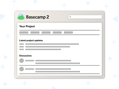 Basecamp Minimalist Approach app clean design illustration minimal typography ui ux vector