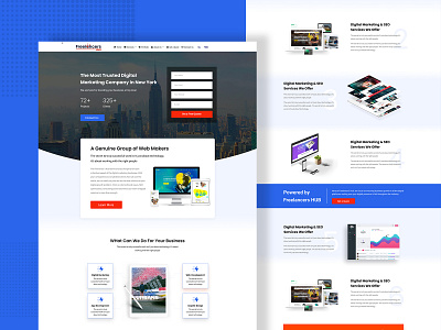 Location Based Landing Page design digital marketing agency digitalmarketing digitalmarketingagency landingpage locationbasedlandingpage ui ui design ux web design