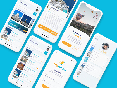 Travel App UI Design Concept