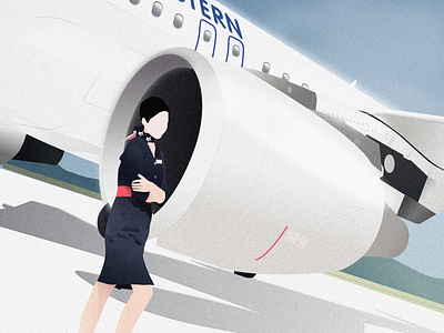 girl and airplane