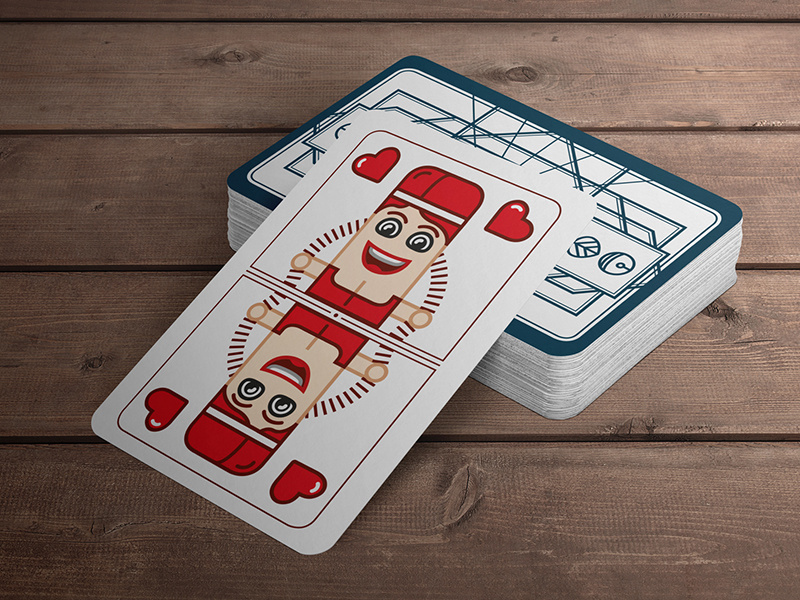 Martial Card design for my children sketch paper packaging flat design deck cards playing kids card