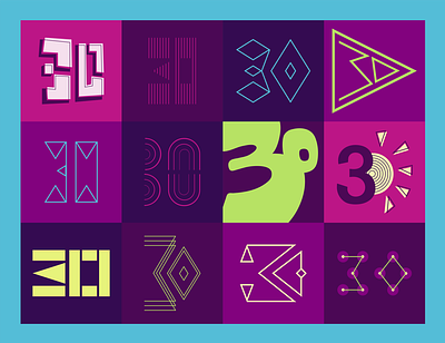 Thirty Shmirty adobe illustrator design graphic design logo logo design typography vector