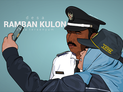 Ramban Kulon illustration indonesian inkscape portrait vector