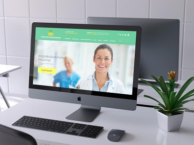 Redesign for the clinic artdirector clinic design web