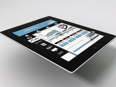iGravity 3D Analytics Dashboard 3d analytics dashboard fold haptic igravity ipad tactile tactus