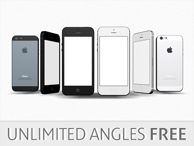 iPhone 5 3D Models Giveaway angles free giveaway iphone 5 iphone5 unlimited