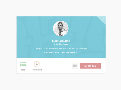 Dribbble Invite Widget