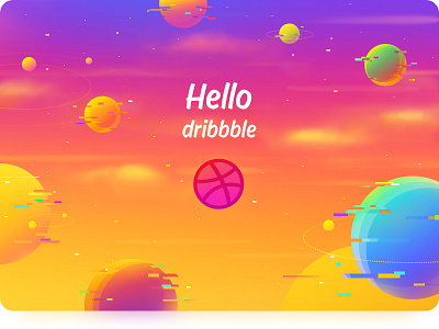 Hello,dribbble! debut yo!