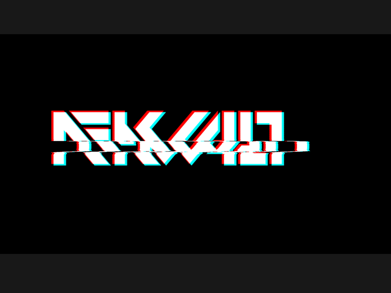 Nekwall after animation deffects design effects glitch graphicdesign logo motion studio web work