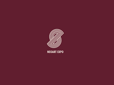 Neoart Expo Logo art artist artwork brand clean expo exposition font geometry icon identity illusion lines logo mark museum negative space symbol type typography