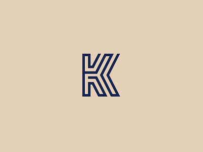 K Logo brand clean font icon identity k letter logo mark maze negative space symbol type typo typogaphy