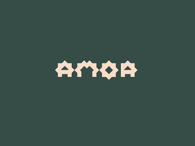 Amor Logo amor brand clean eclectic excentric font icon letters logo love mark passion spikes symbol text type typography