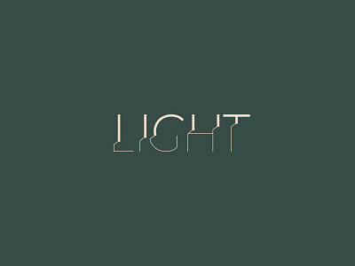 Light Logo brand clean climb font icon identity illusion letters light logo mark optical slim stairs symbol type typography