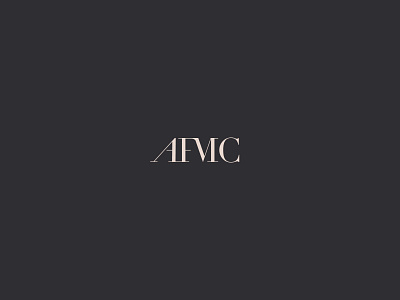 AFMC Logo brand classic clean company consulting design financial font icon identity letter logo management mark symbol type typeface word