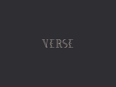 Verse Logo band brand clean font icon identity lines logo mark music song sound symbol type verse wedding wordmark words
