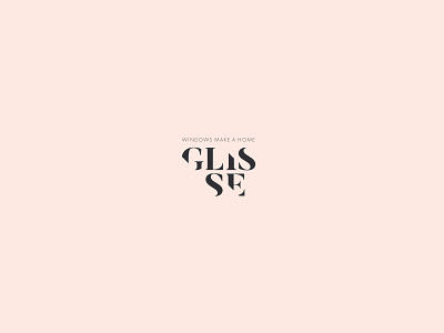 Glisse Logo blaze brand clean font glass glisse icon identity light logo mark rays shine sun symbol type typography window wordmark
