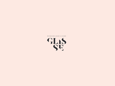 Glisse Logo blaze brand clean font glass glisse icon identity light logo mark rays shine sun symbol type typography window wordmark