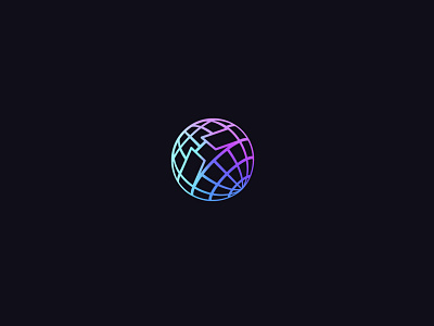 Geosis Logo 3d brand circle clean design energy globe gradient icon identity logo mark nft research round symbol