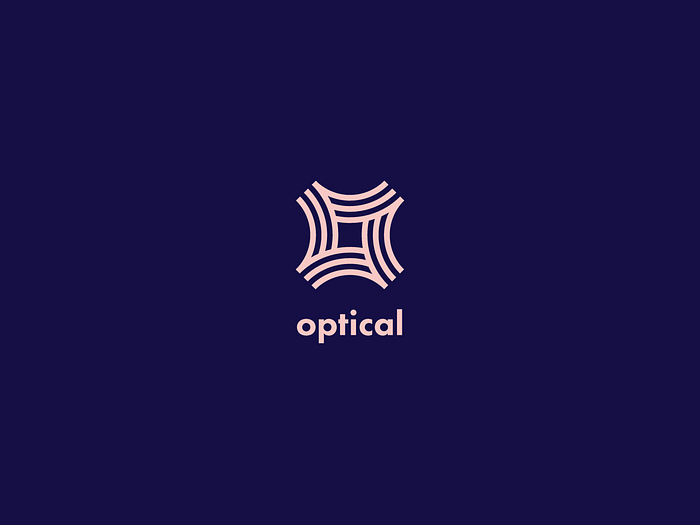Optical Logo by Ofelia Andronic on Dribbble