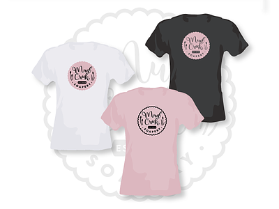 Soapery Logo - ver 2 T-Shirt Concepts badge badge logo bakery pink soap soap logo soapery t shirt tee shirt tshirt