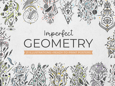 Imperfect Geometry drawing geometric art geometric design geometry illustration magic magic symbol mascot sacred geometry symbolic