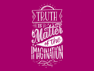 Matter of the imagination calligraphy handwritten illustration imagination lettering quote type typography ursulaleguin