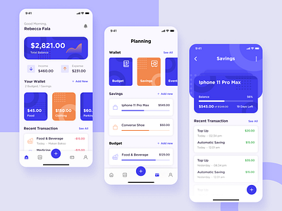 Money Management | Exploration design exploration finance management app minimalism mobile app money savings ui ux wallet