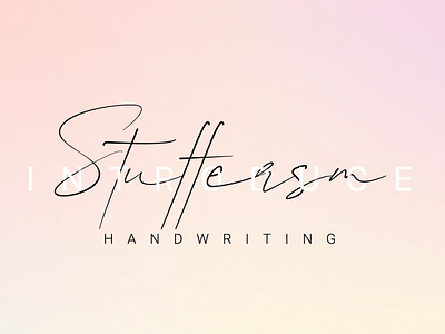 Stuffersm | Handwriting Font fonts hand lettering handlettering handwriting signature font typography