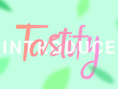 Tastify font