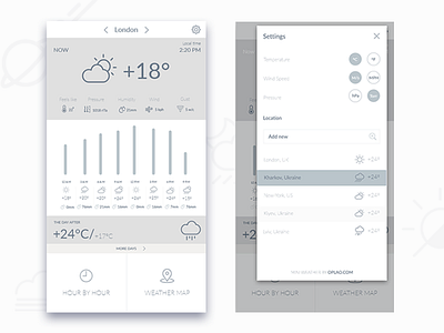 Weather Extension chrome design desktop desktop app extension google icons ui design ux design vector weather weather app weather icon web design