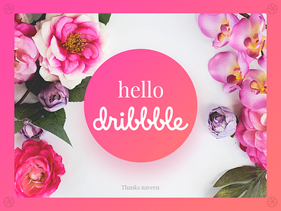 Hello Dribble! debuts dribbble hello