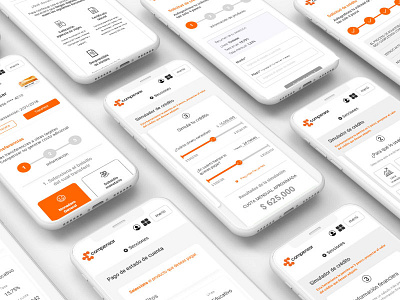 Compensar Financial Services Wireframing
