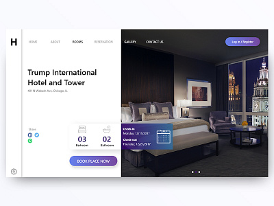 Hotel Booking UI book booking grafient hotel interface ui userinterface ux