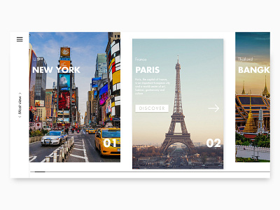 Cities Images Concept app desing hero interface ui uiux userinterface ux web