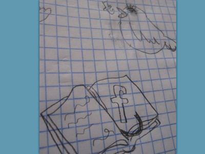 songbird & book drawring