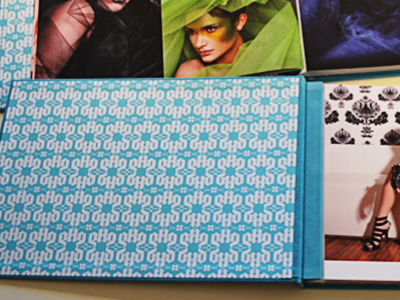 Printed Portfolio Books for Jordan Duvall pattern photography print