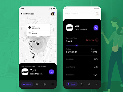 Daily UI - Taxi App